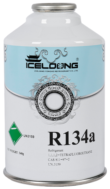 Gas refrigerante R134a tetrafluoroetano para aire acondicionado marca Ice Loong 